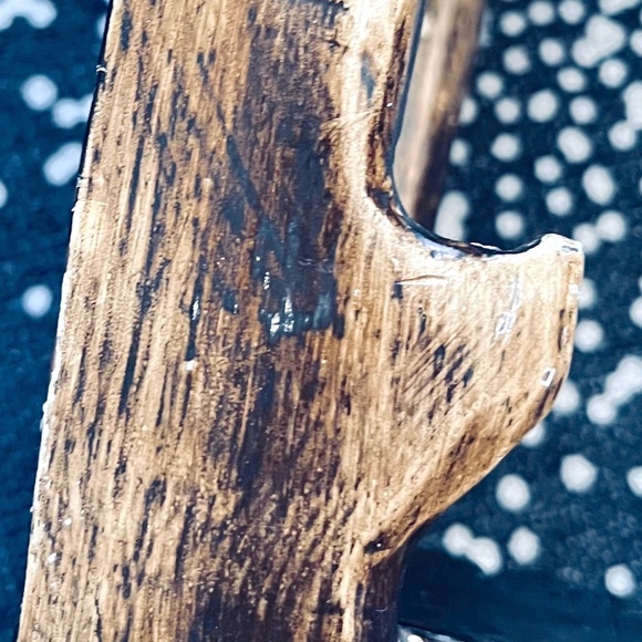 Vintage Handcrafted Wooden Skull Mirror - Picture 11 of 16